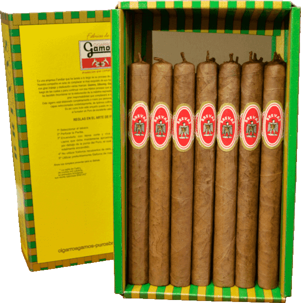 caja panetela por 25 cigars